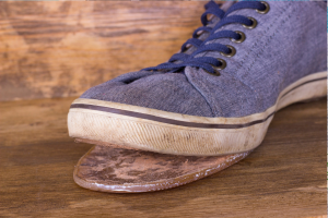 ou jeter des chaussures